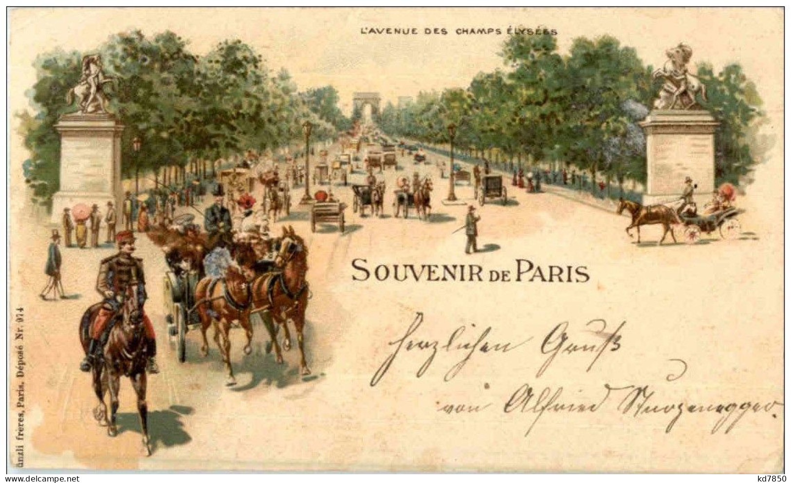 Souvenir De Paris - Litho - Ausstellungen