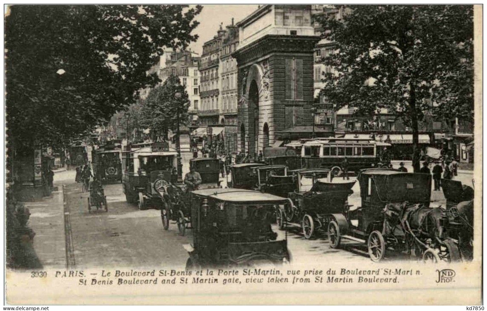 Paris - Le Boulevard St. Denis - Other & Unclassified