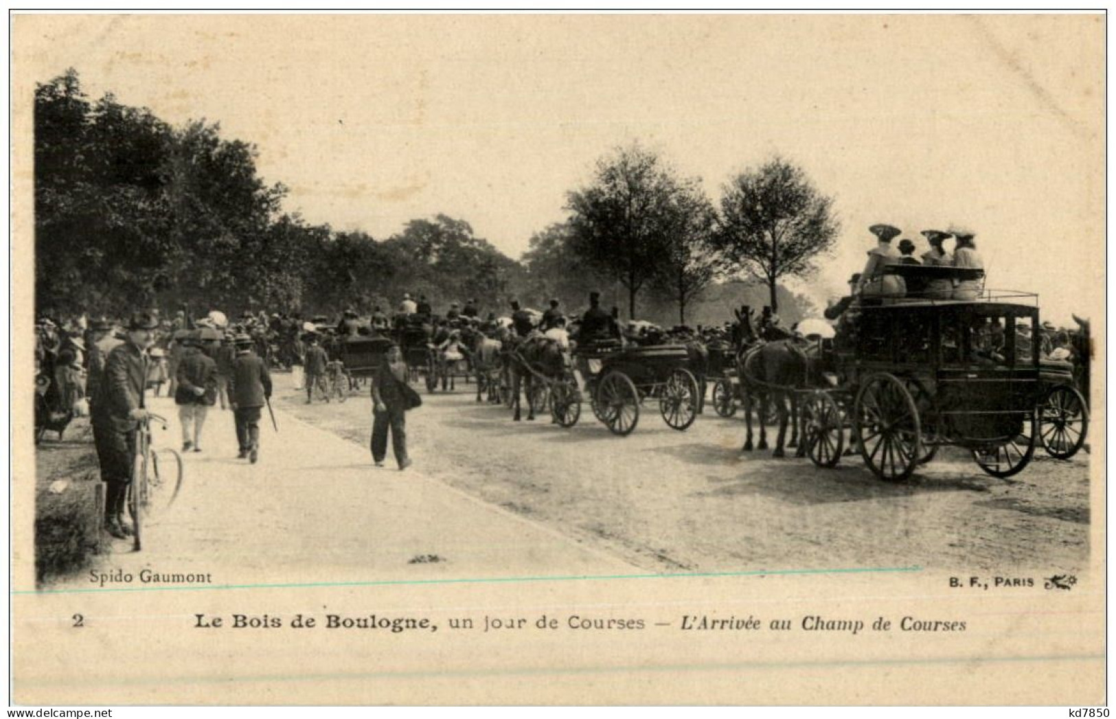 Paris - Le Bois De Boulogne Un Joar De Courses - Other & Unclassified
