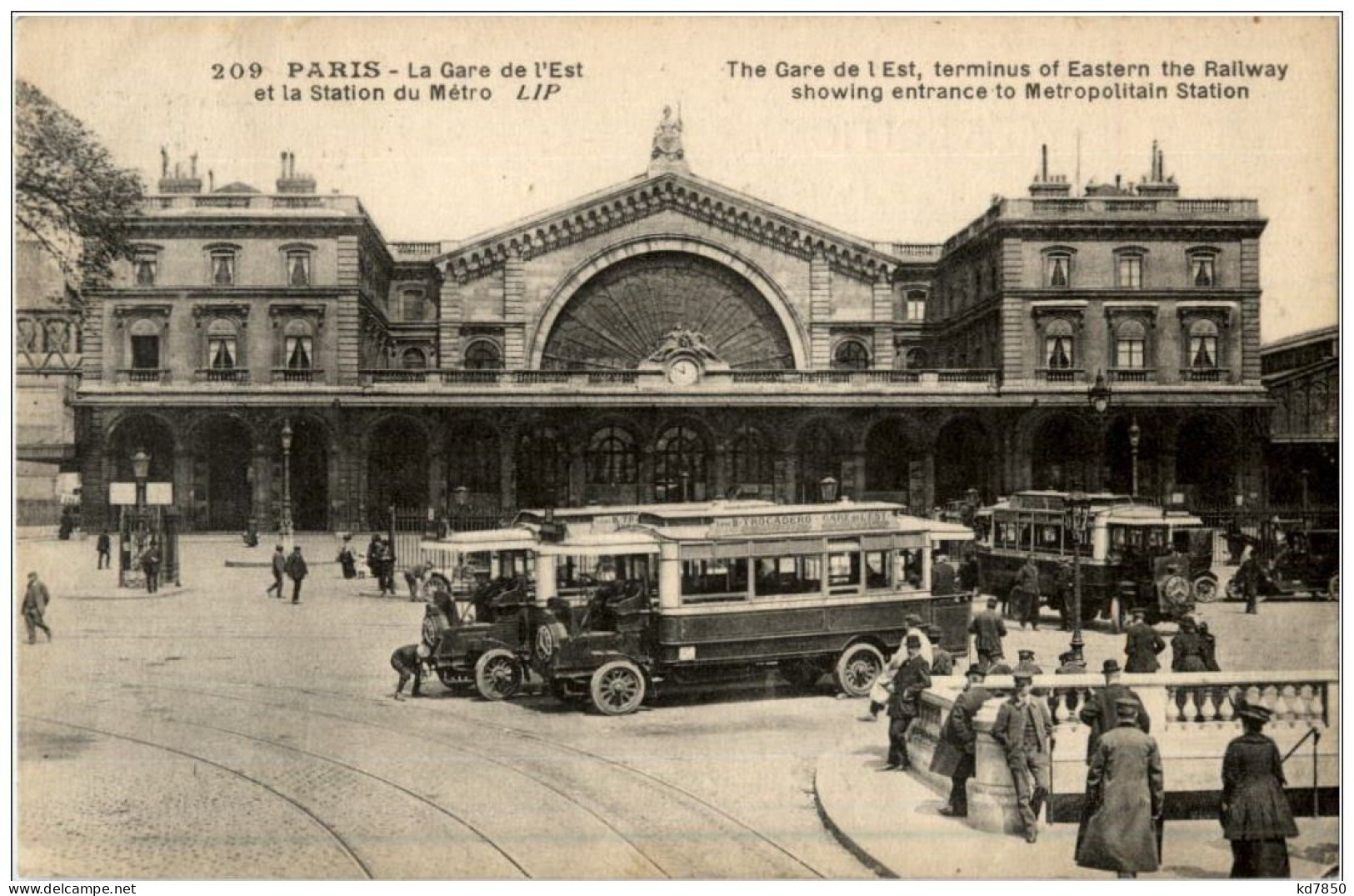 Paris - La Gare De L Est - Other & Unclassified