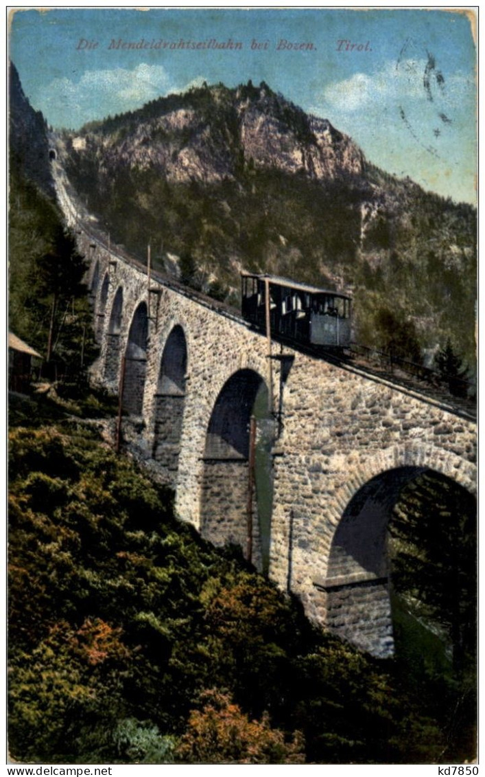 Die Mendeldrahtseilbahn Bei Bozen - Bolzano