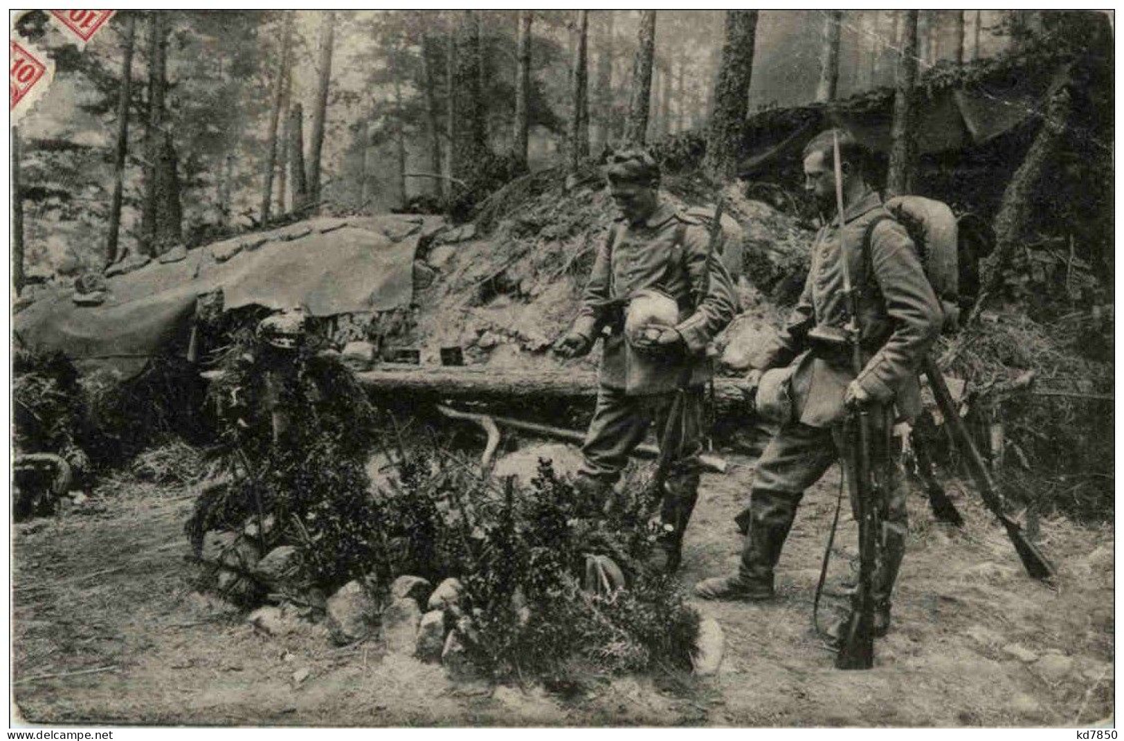 Soldatengrab Auf Dem Hohnack - Feldpost - Sonstige & Ohne Zuordnung