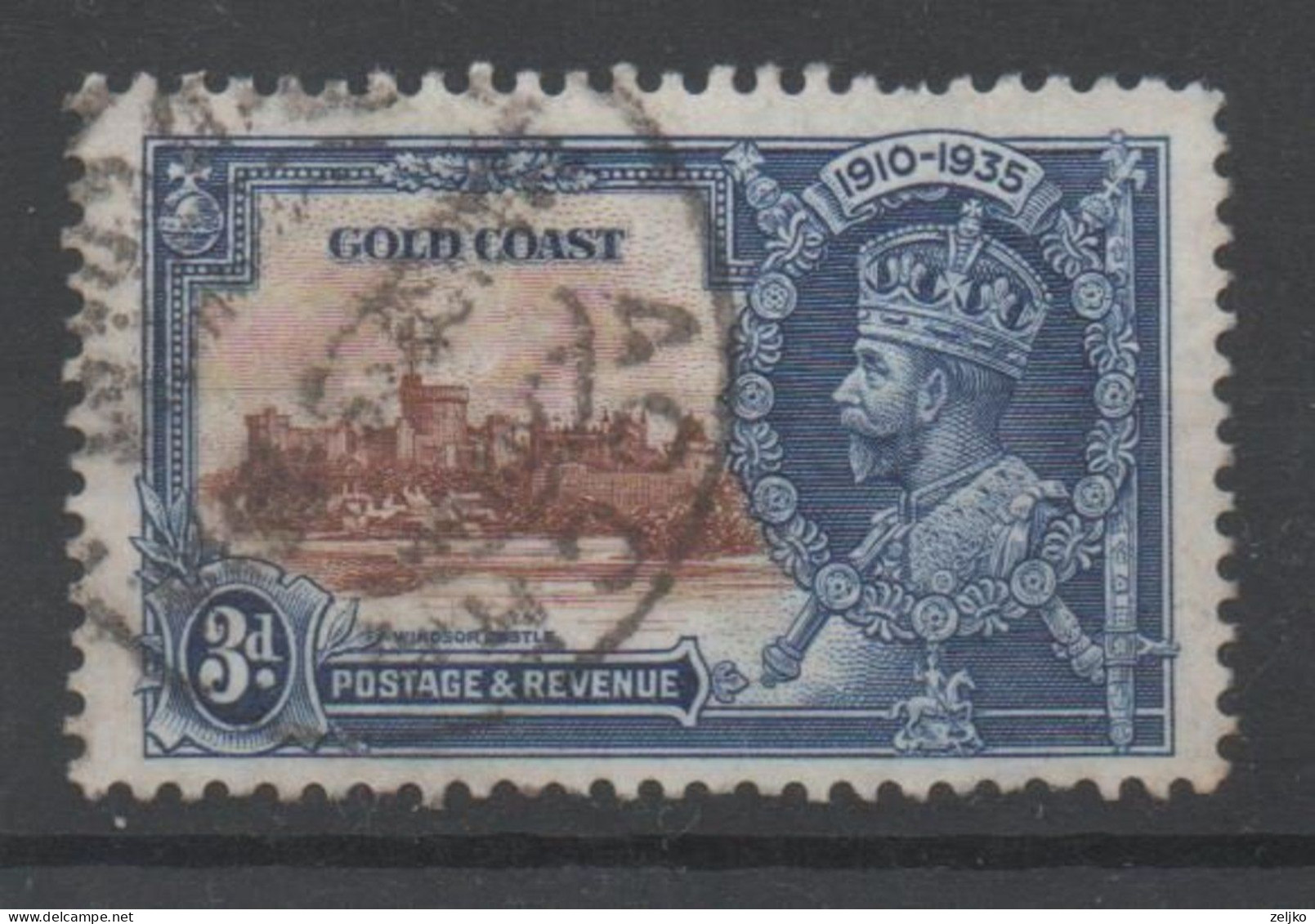 Gold Coast, Used, 1935, Michel 99 - Goudkust (...-1957)