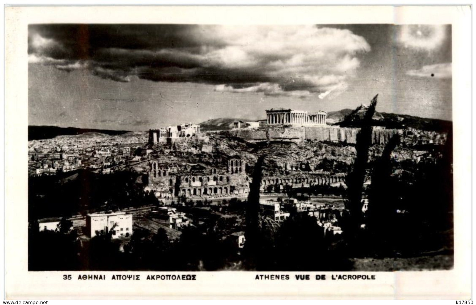 Athenes Vue De L Acropole - Griekenland