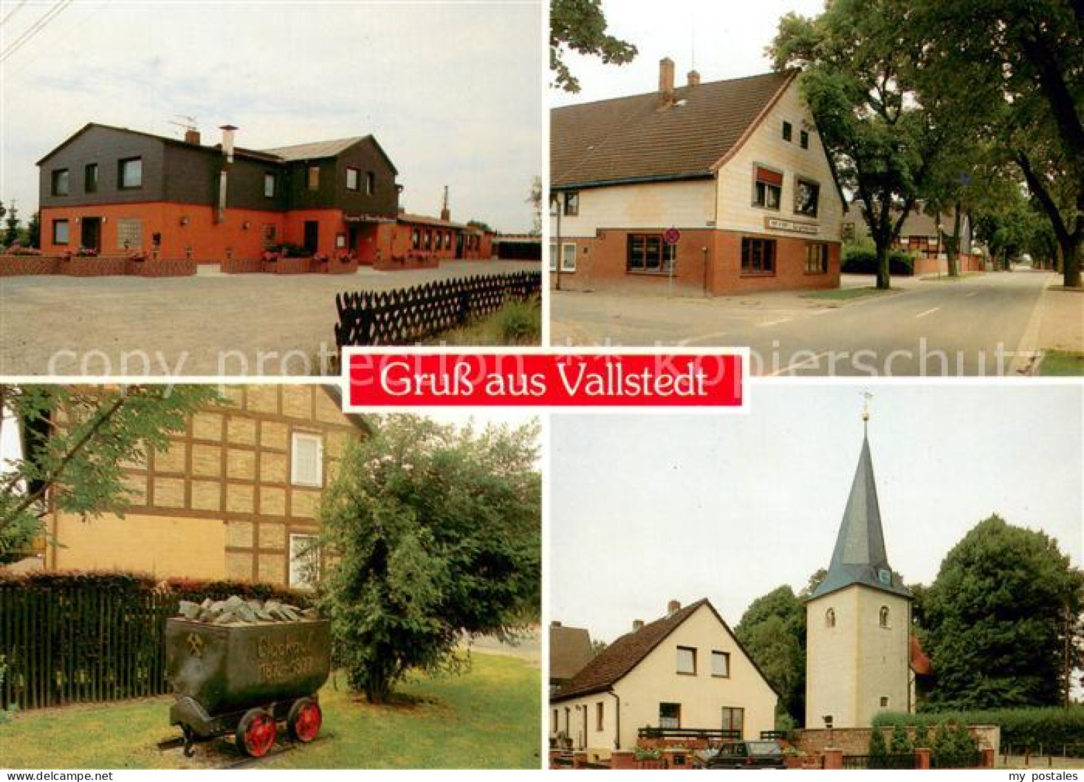 73673491 Vallstedt Ortsmotive Gaststaette Kirche Alte Lore Vallstedt - Other & Unclassified