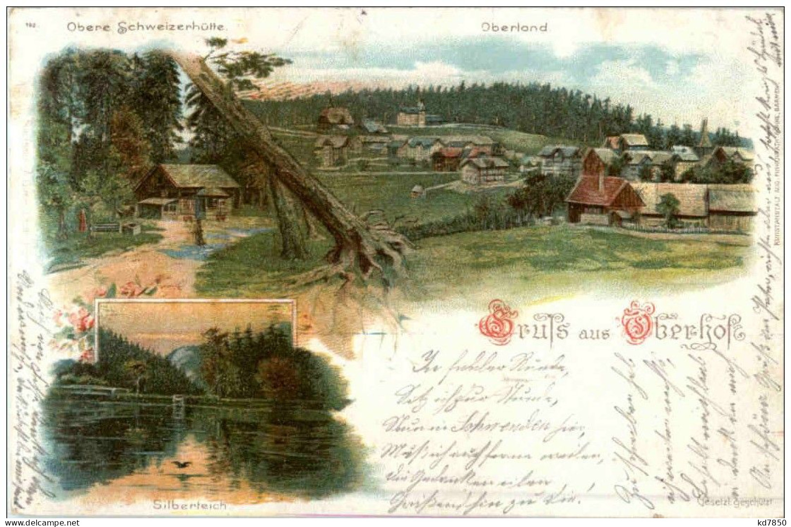 Gruss Aus Oberhof - Litho - Oberhof