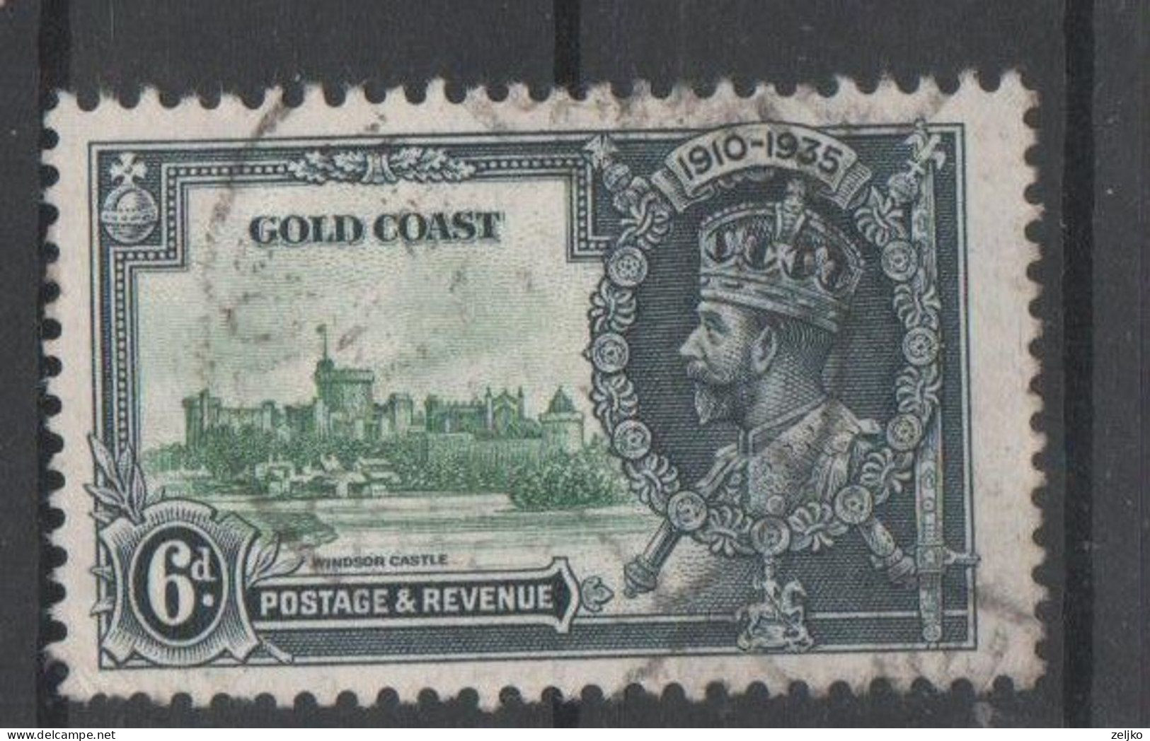 Gold Coast, Used, 1935, Michel 100 - Goldküste (...-1957)