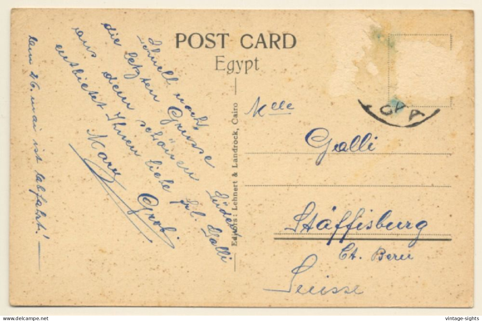 Lehnert & Landrock N°1060: Cairo - Eventide / Camel (Vintage PC 1910s/1920s) - Andere & Zonder Classificatie