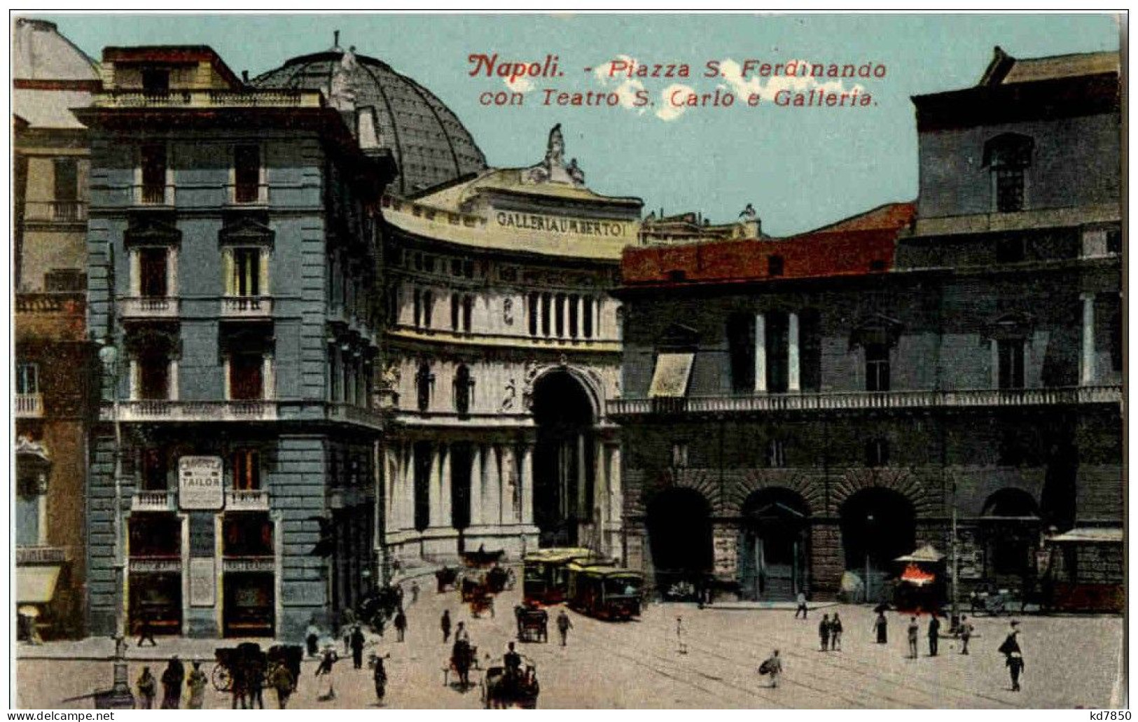 Napoli - Piazza S Ferdinando - Napoli (Neapel)