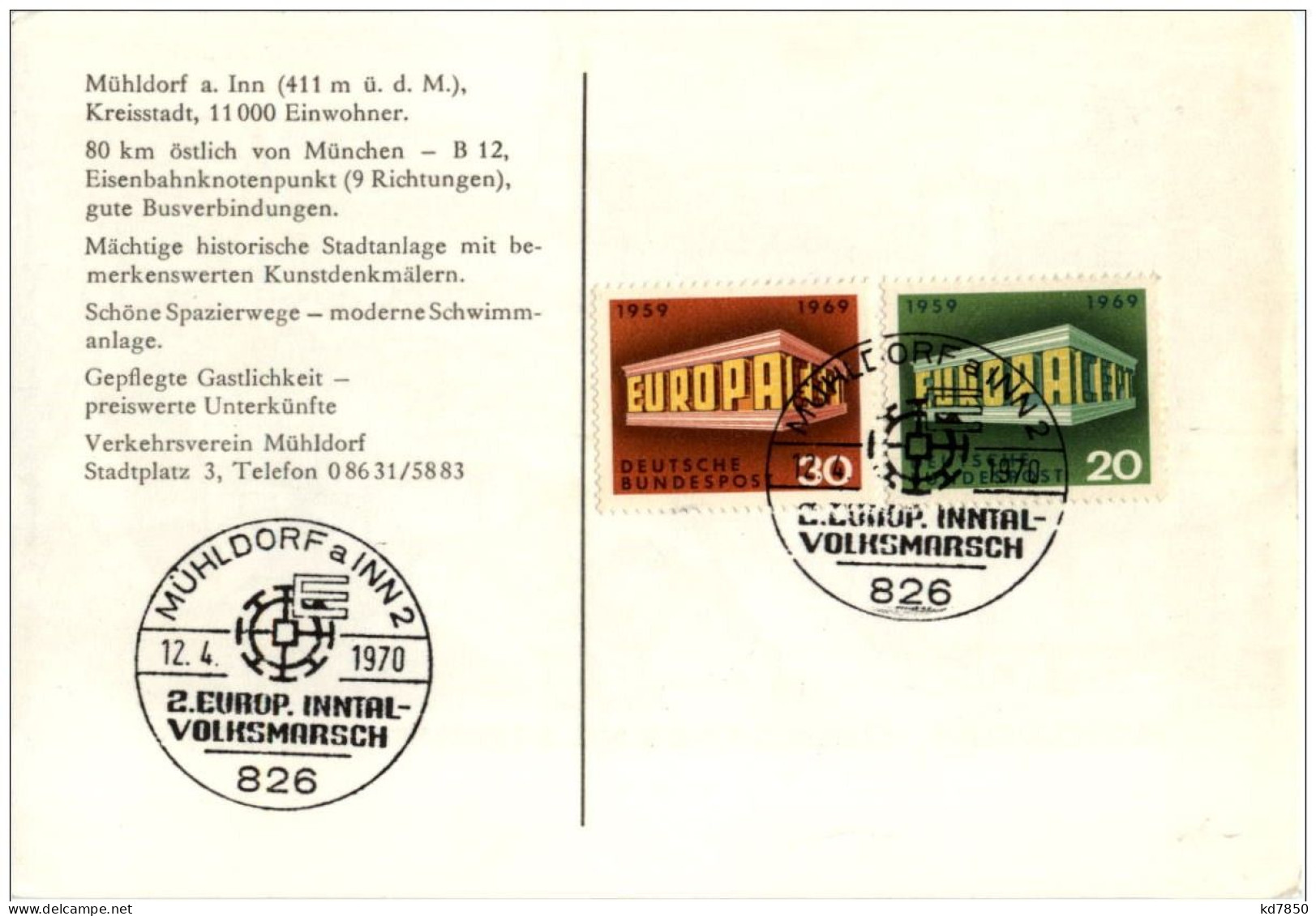 Mühldorf Sonderstempel - Muehldorf