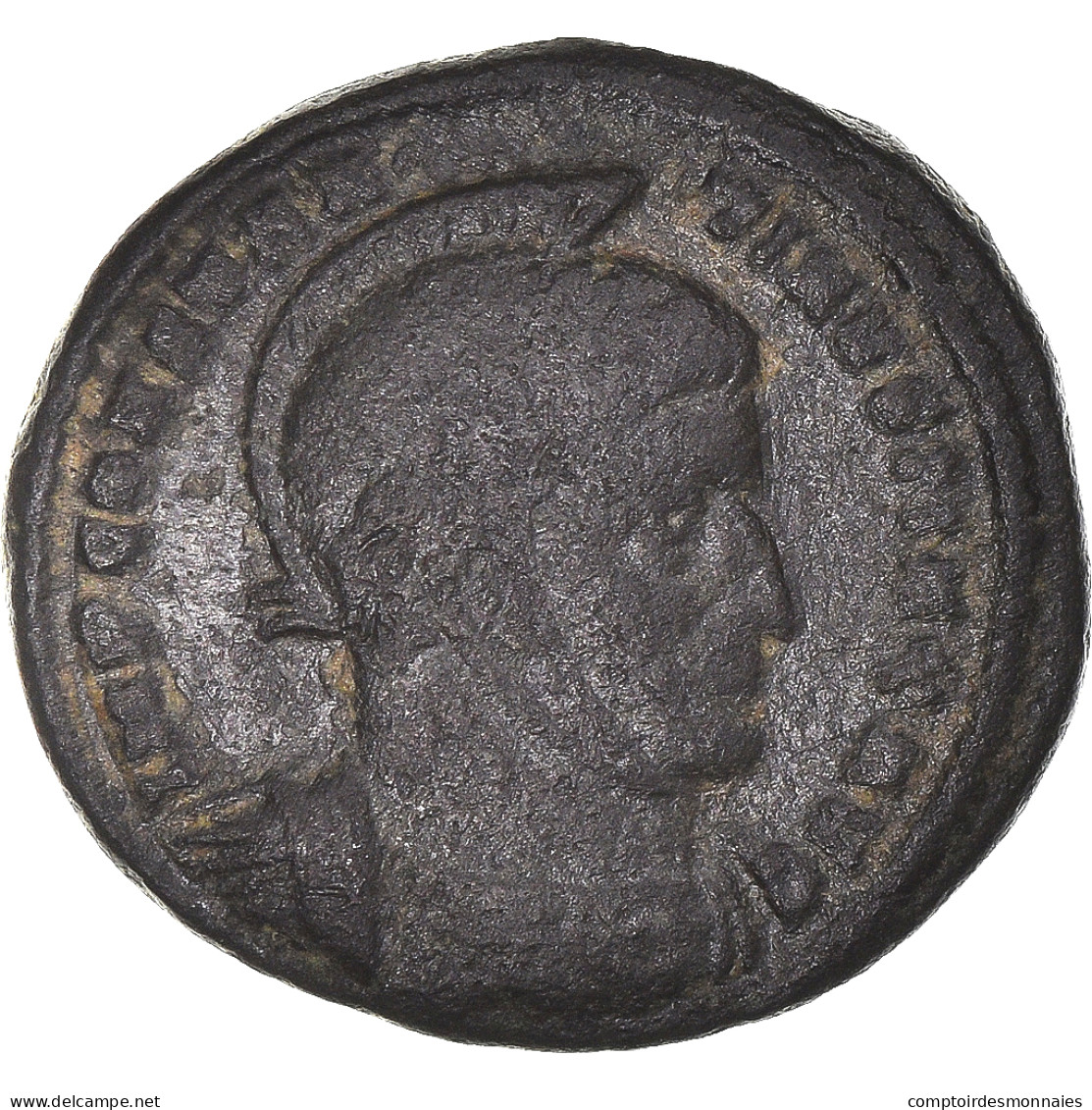 Monnaie, Constantin I, Follis, 307/310-337, Ticinum, TB, Cuivre - L'Empire Chrétien (307 à 363)