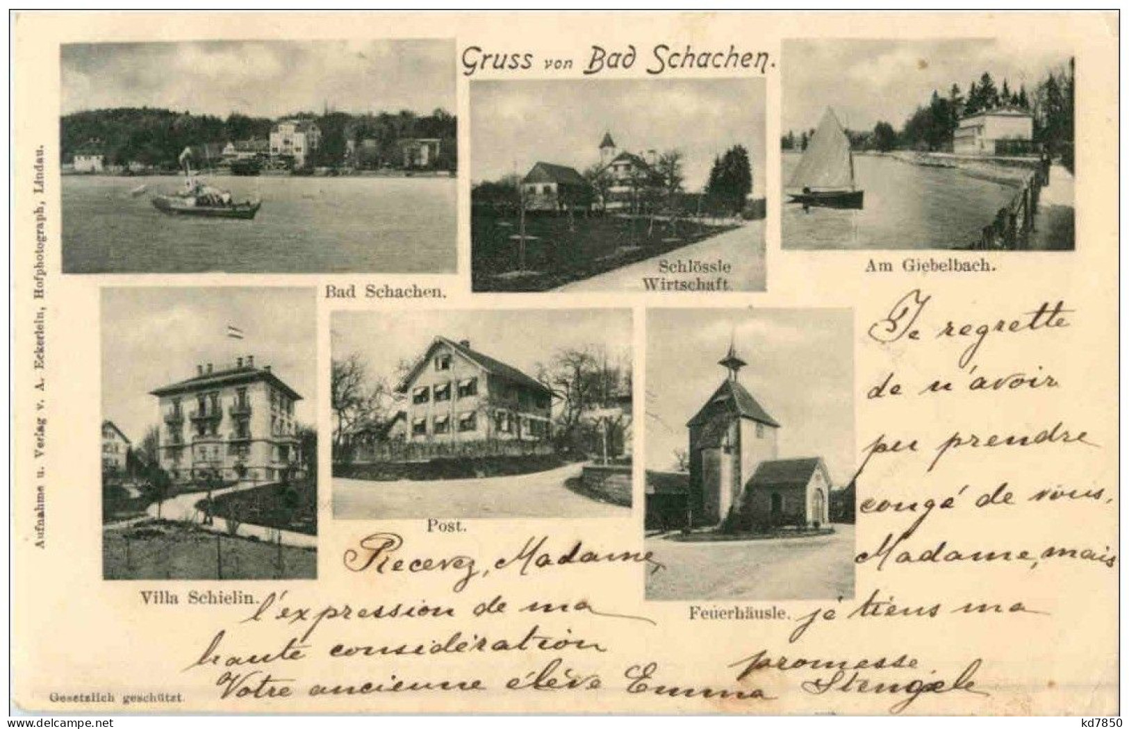 Gruss Von Bad Schachen - Lindau A. Bodensee