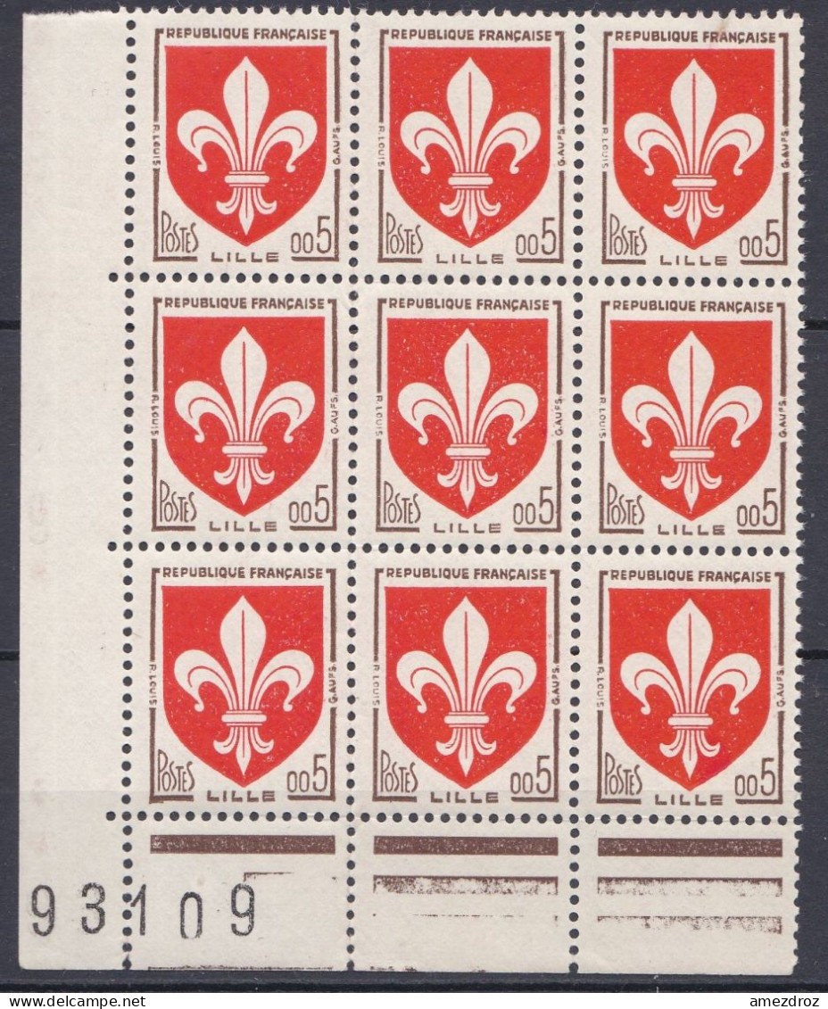 France 1960-1961 N° 1230 ** Blason Lille (Gf) - Unused Stamps