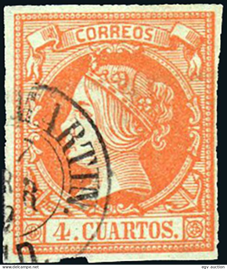 Madrid - Edi O 52 - 4 C.- Mat Fech. Tp. II "San Martín" - Used Stamps