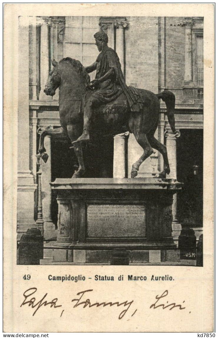 Campidoglio - Statua Di Marco Aurelio - Sonstige & Ohne Zuordnung