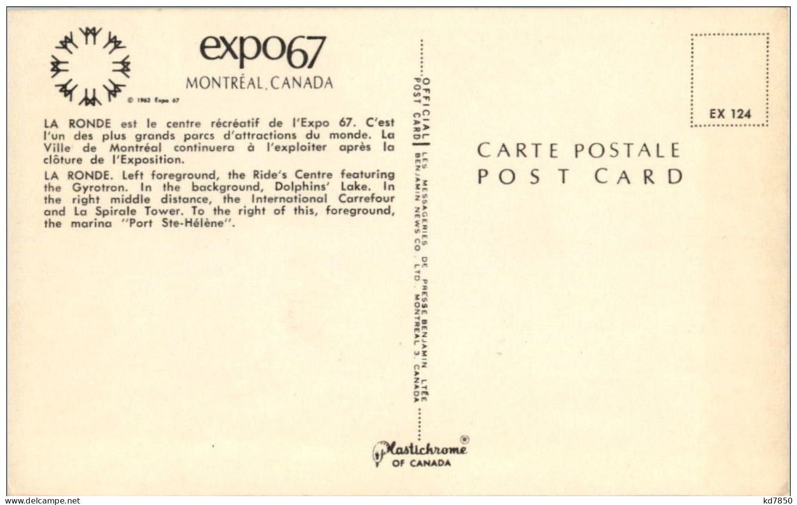 Montreal - Expo 67 - Altri & Non Classificati