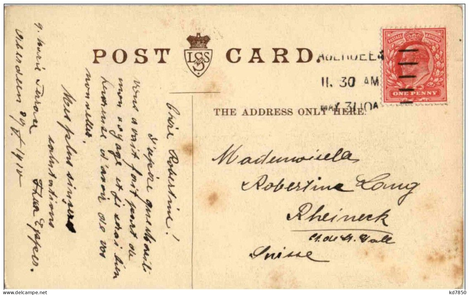 Aberdeen Post Office 1907 - Aberdeenshire