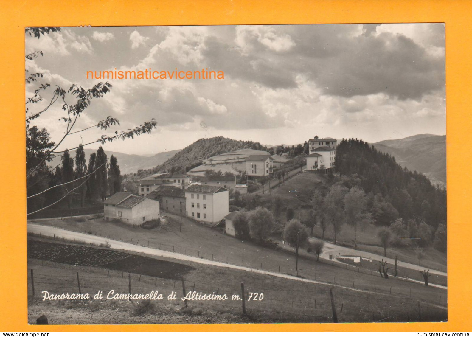 Altissimo Chiampo Panorama Di Campanella Cpa Viaggiata Anni '60 - Vicenza