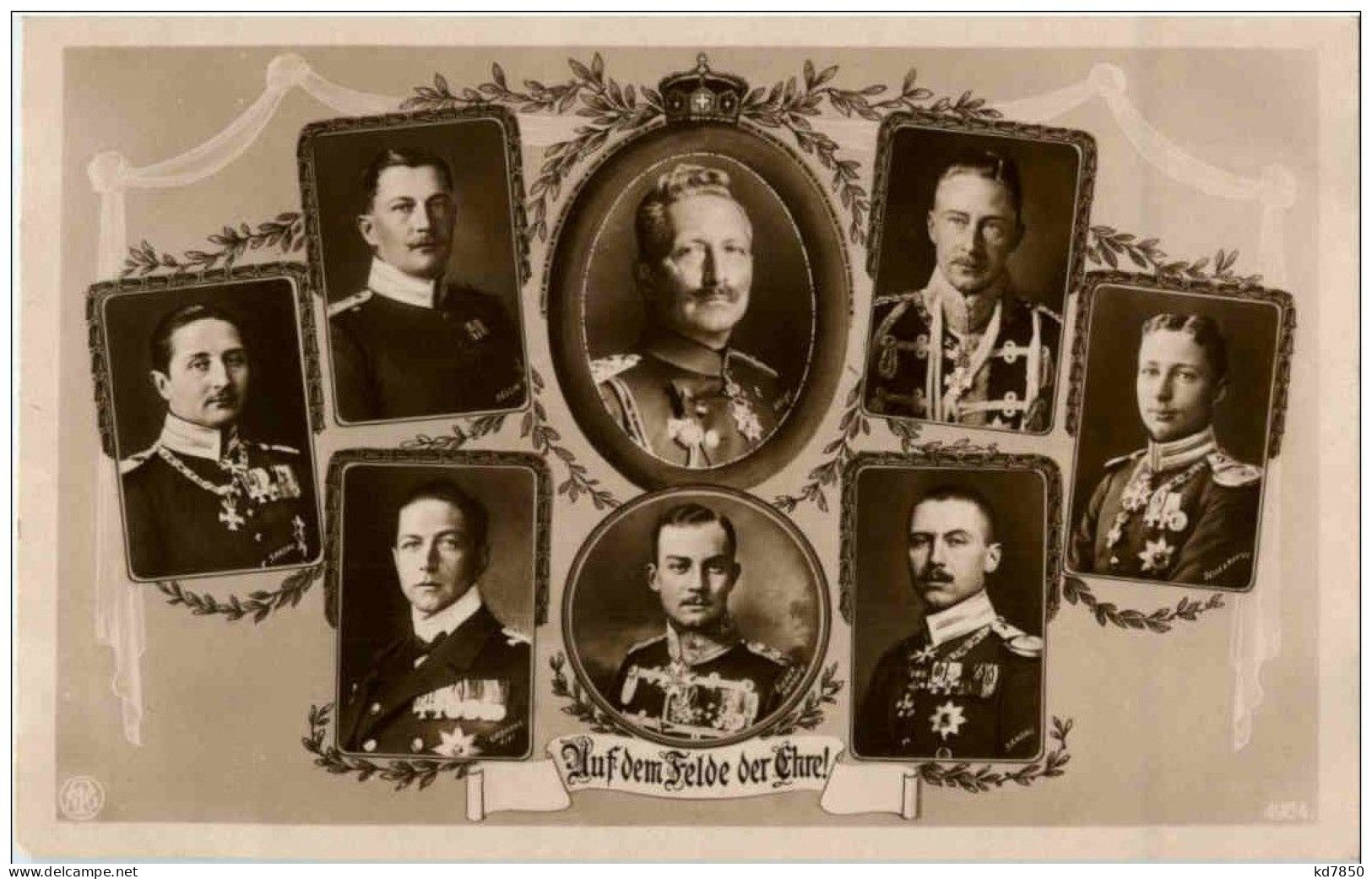 Auf Dem Felde Der Ehre Kaiser Wilhelm II - Personen