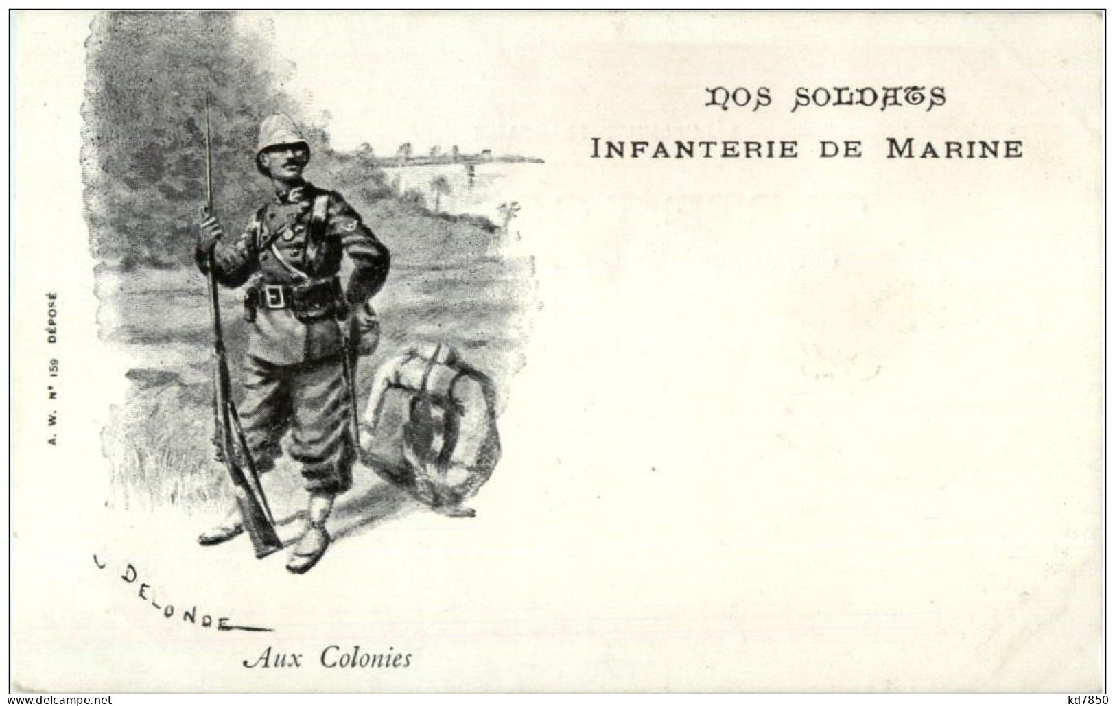 Aux Colonies - Infanterie De Marine - Regimientos