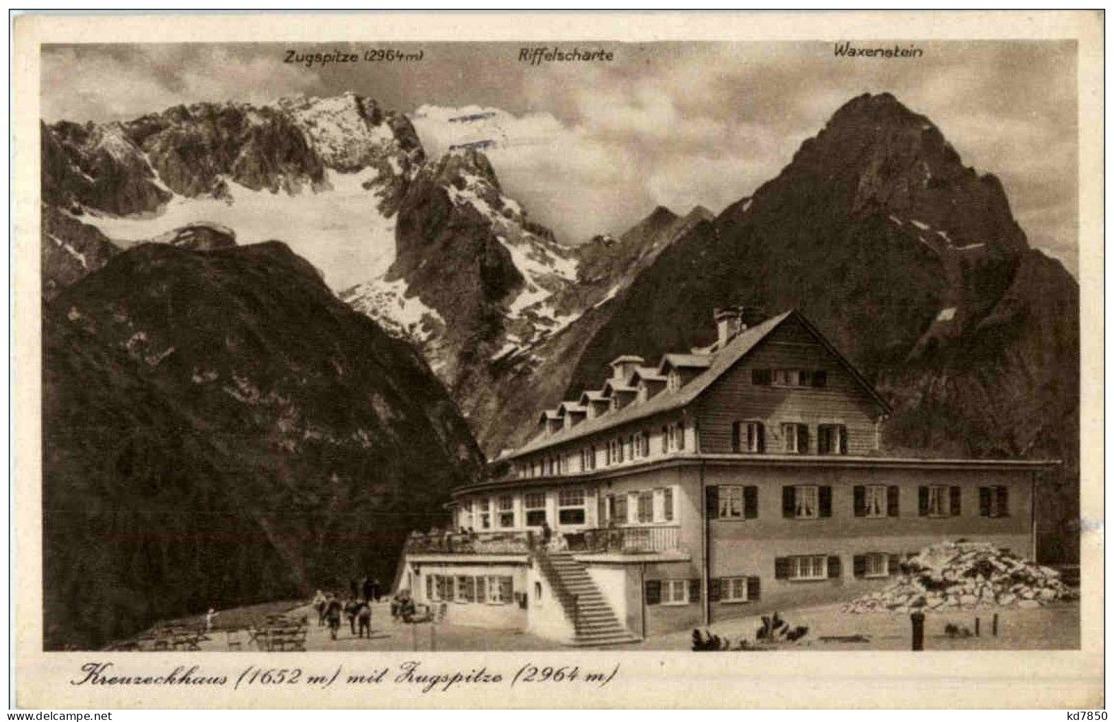 Kreuzeckhaus Mit Zugspitze - Garmisch-Partenkirchen