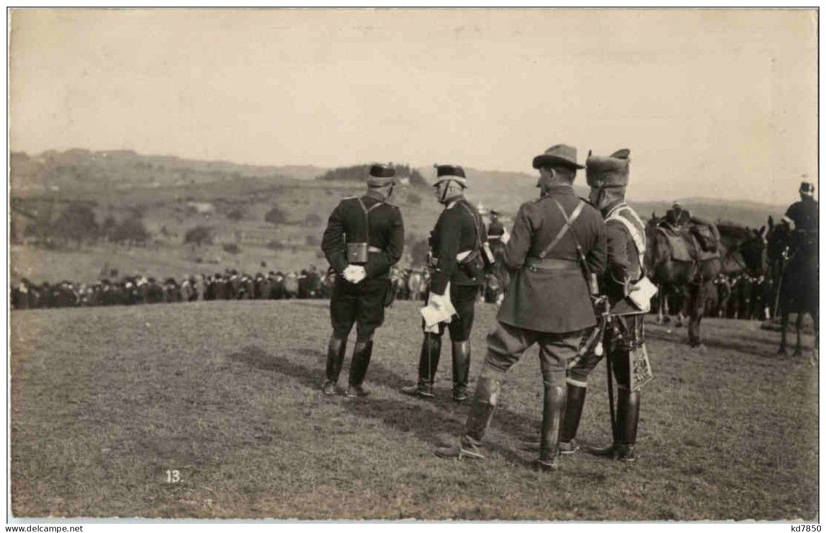 Deutsch Schweizer Manöver 1912 Kaiser Wilhelm II - Manoeuvres