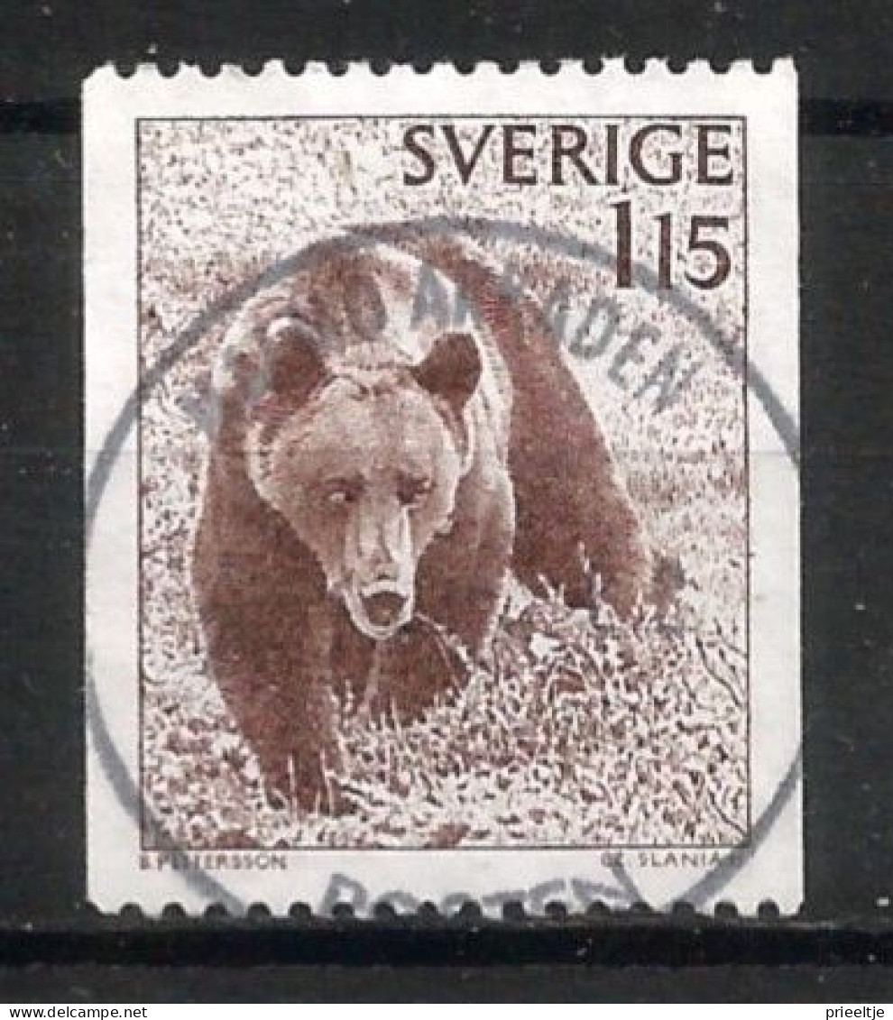 Sweden 1978 Brown Bear Y.T. 998 (0) - Used Stamps