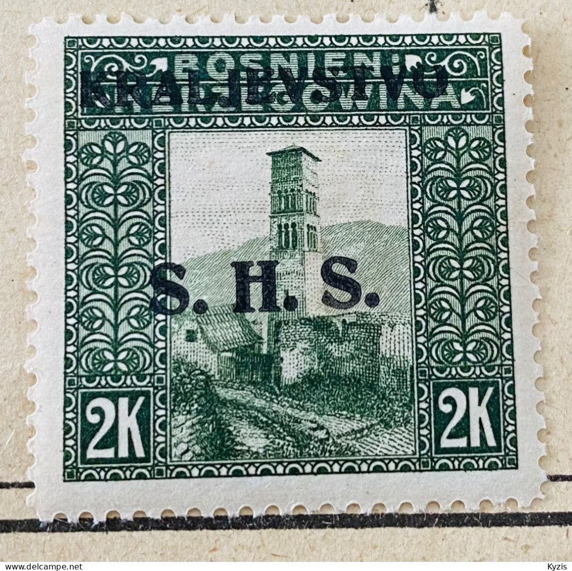YOUGOSLAVIE - 1919 SHS BOSNA - BOSNIA & H. - ERREUR SURCHARGE - Ungebraucht