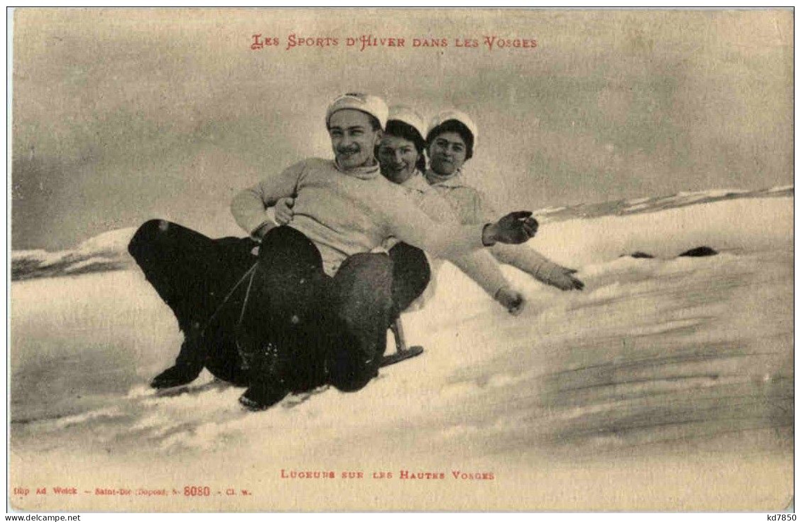 Rodeln - Lugeurs Sur Les Hautes Vosges - Winter Sports
