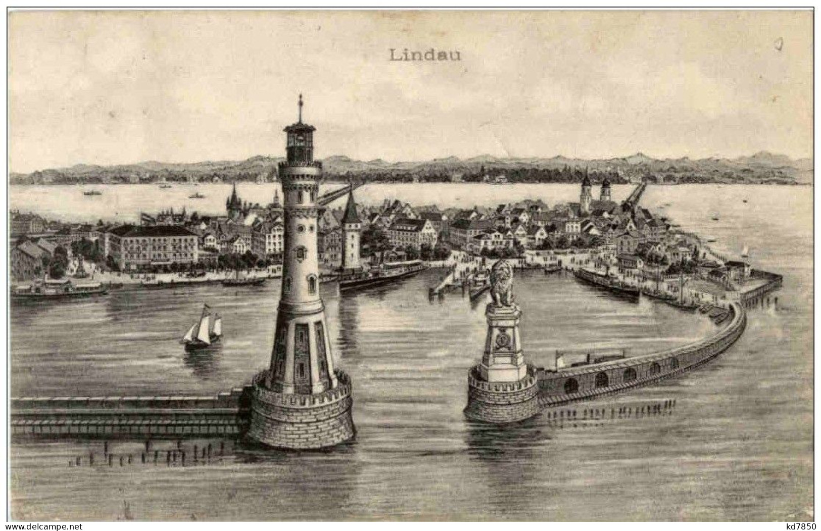 Lindau Im Bodensee - Hafeneinfahrt - Lindau A. Bodensee