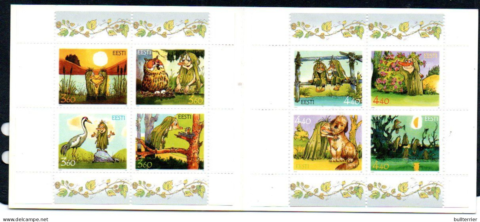 ESTONIA- 2001 - Pokuland  Booklet Complete  Mint Never Hinged Sg Cat £710.40 - Estland