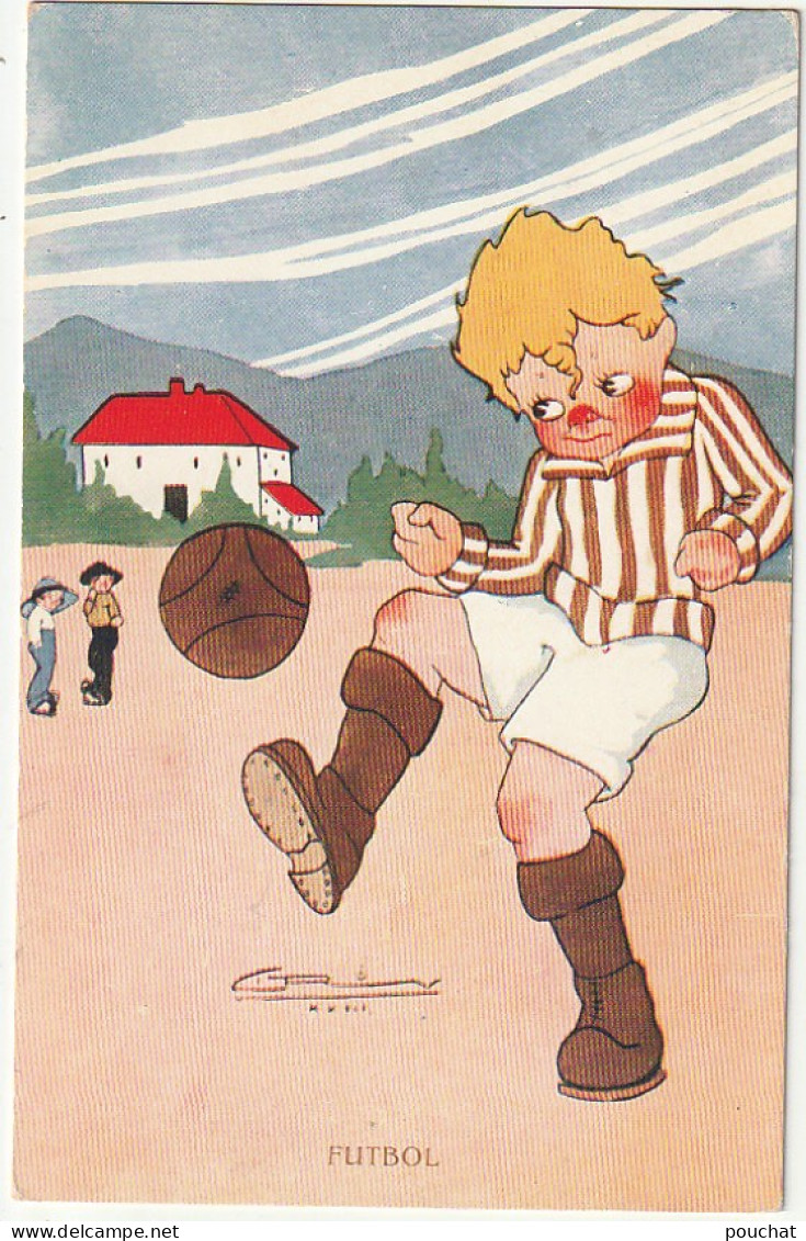 WA 3- " FUTBOL " - FOOTBALLEUR - ILLUSTRATEUR - EDI . VICTORIA - COLL . SALIETI , BARCELONA - SPORTS - Other & Unclassified