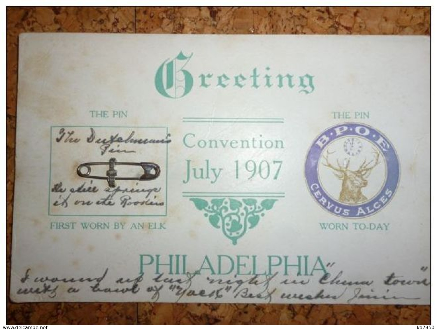 Philadelphia - Greeting Convention July 1907 - Philadelphia