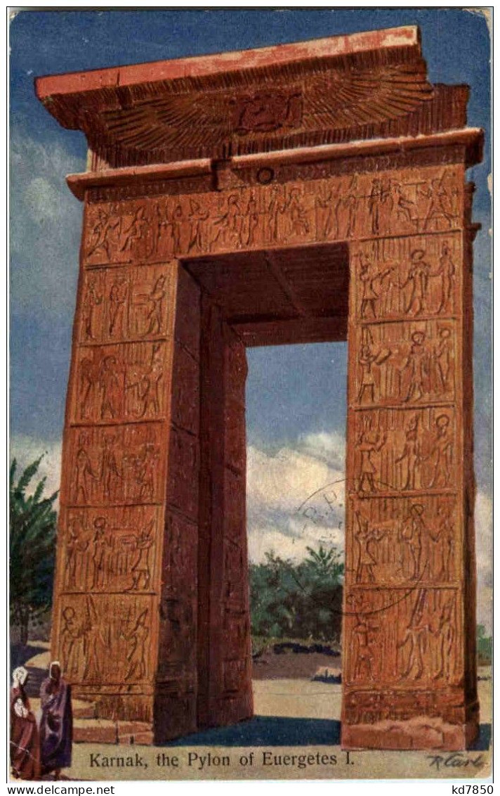 Karnak - The Pylon Of Euergetes - Autres & Non Classés