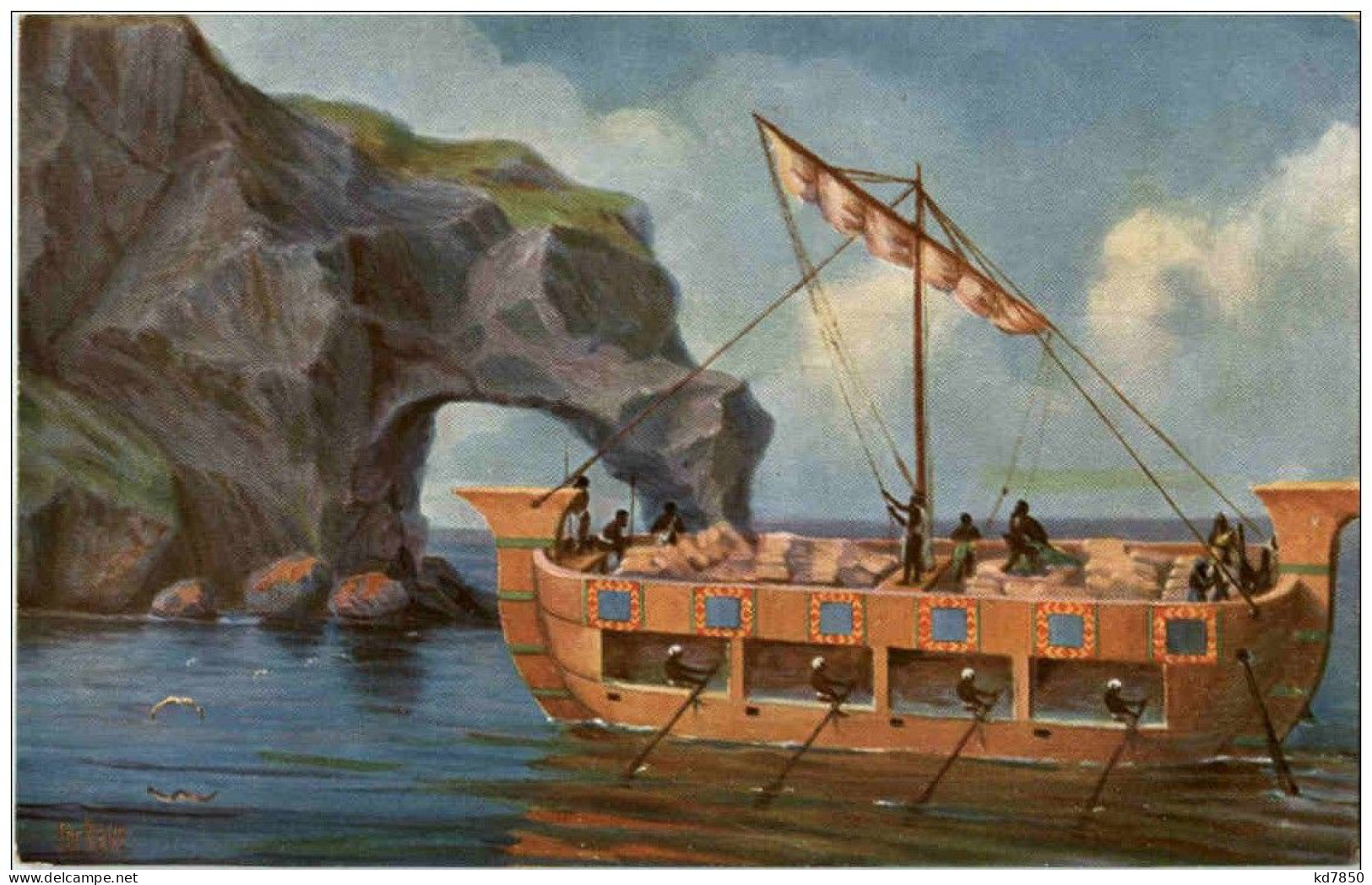 Chr. Rave - Assyrisches Lastschiff - Sonstige & Ohne Zuordnung
