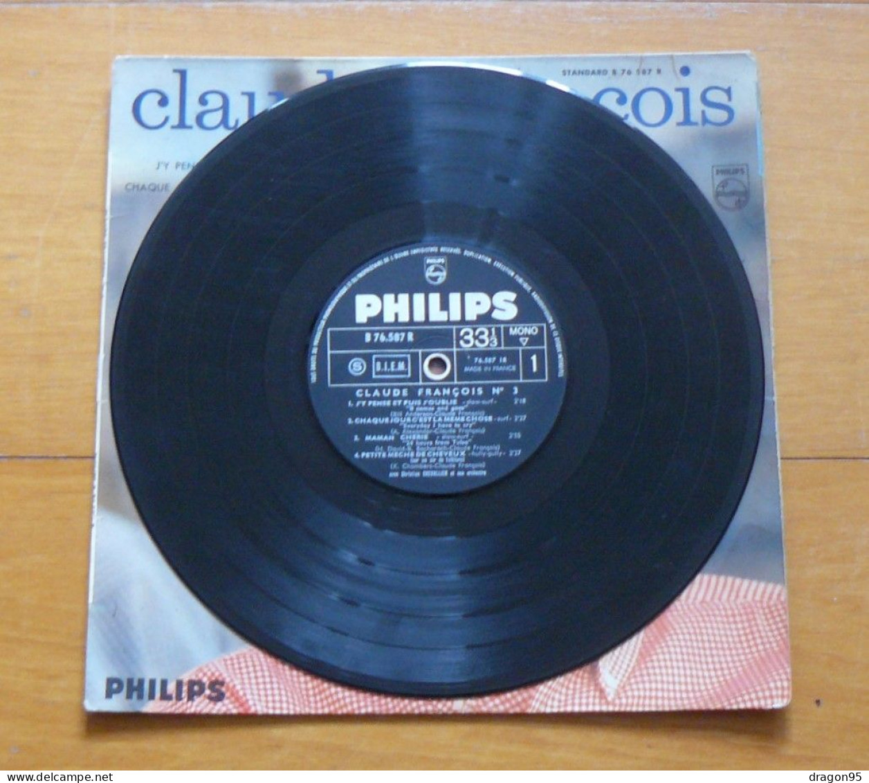 25 Cm Claude FRANCOIS : J'y Pense Et Puis J'oublie - Philips B 76.587 R - France - Otros - Canción Francesa