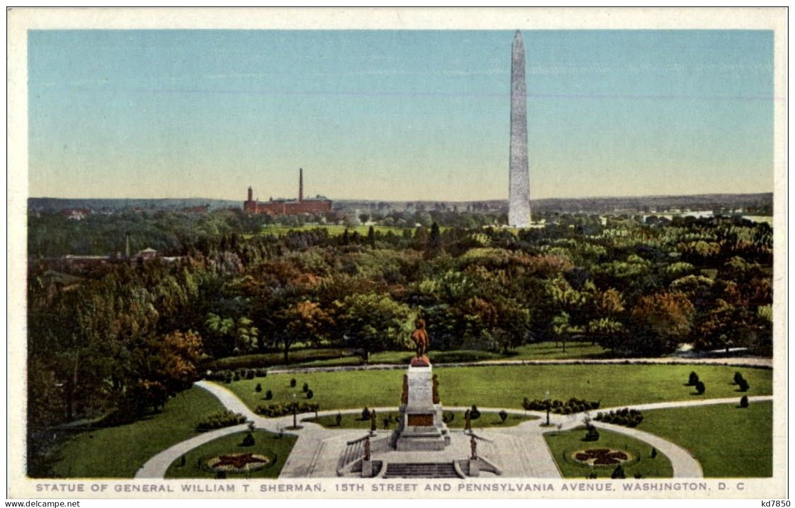 Washington DC - Statue Of General William T Sherman - Washington DC