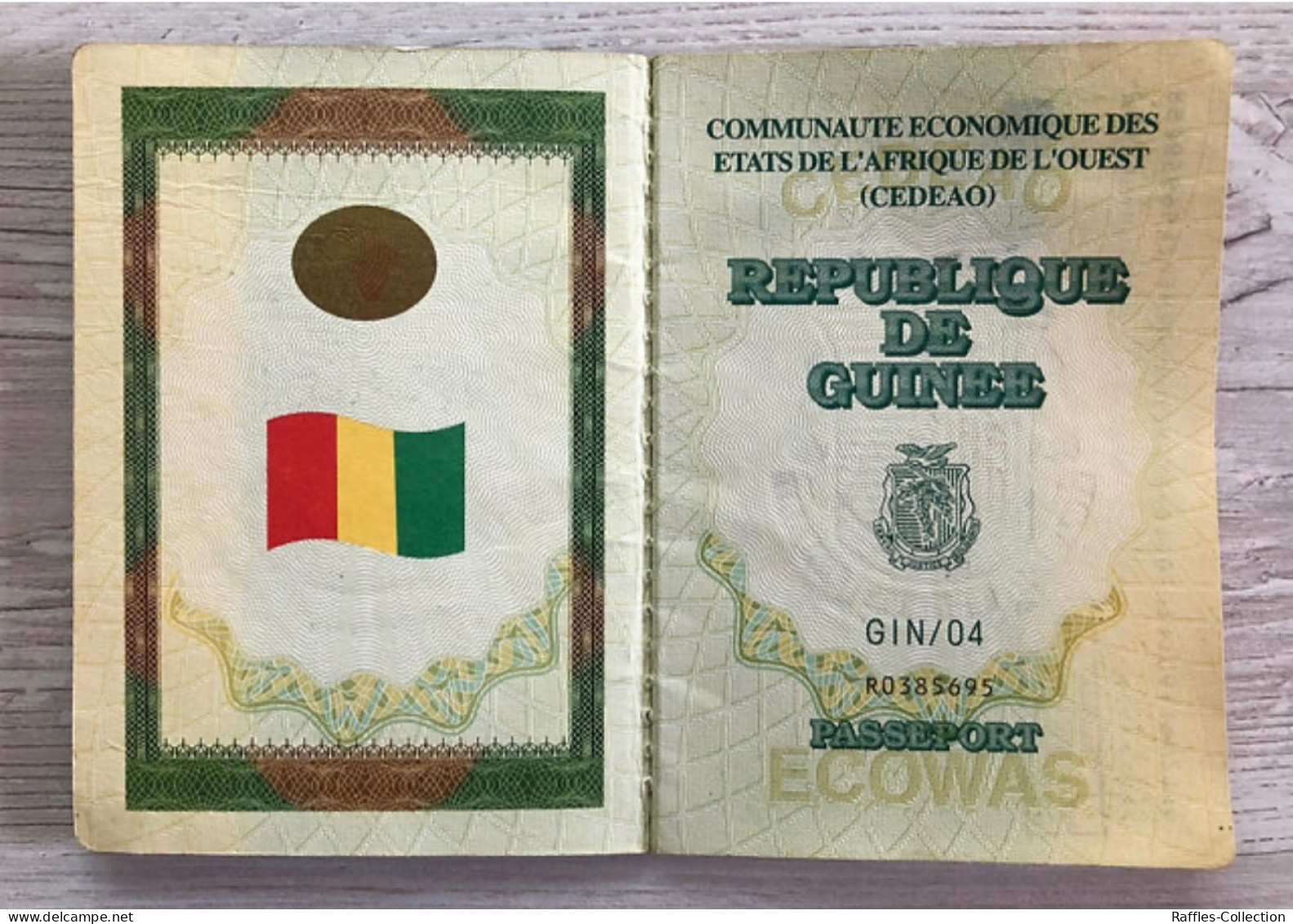 Guinea Passport Passeport Reisepass Pasaporte Passaporto - Historische Documenten