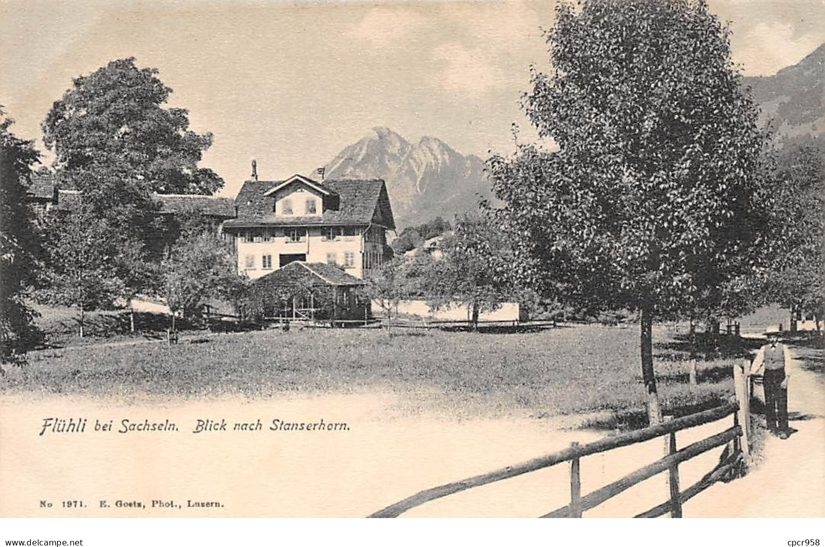 Suisse - N°73856 - Flühli Bei Sachseln - Blick Nach Stanserhorn - Sachseln