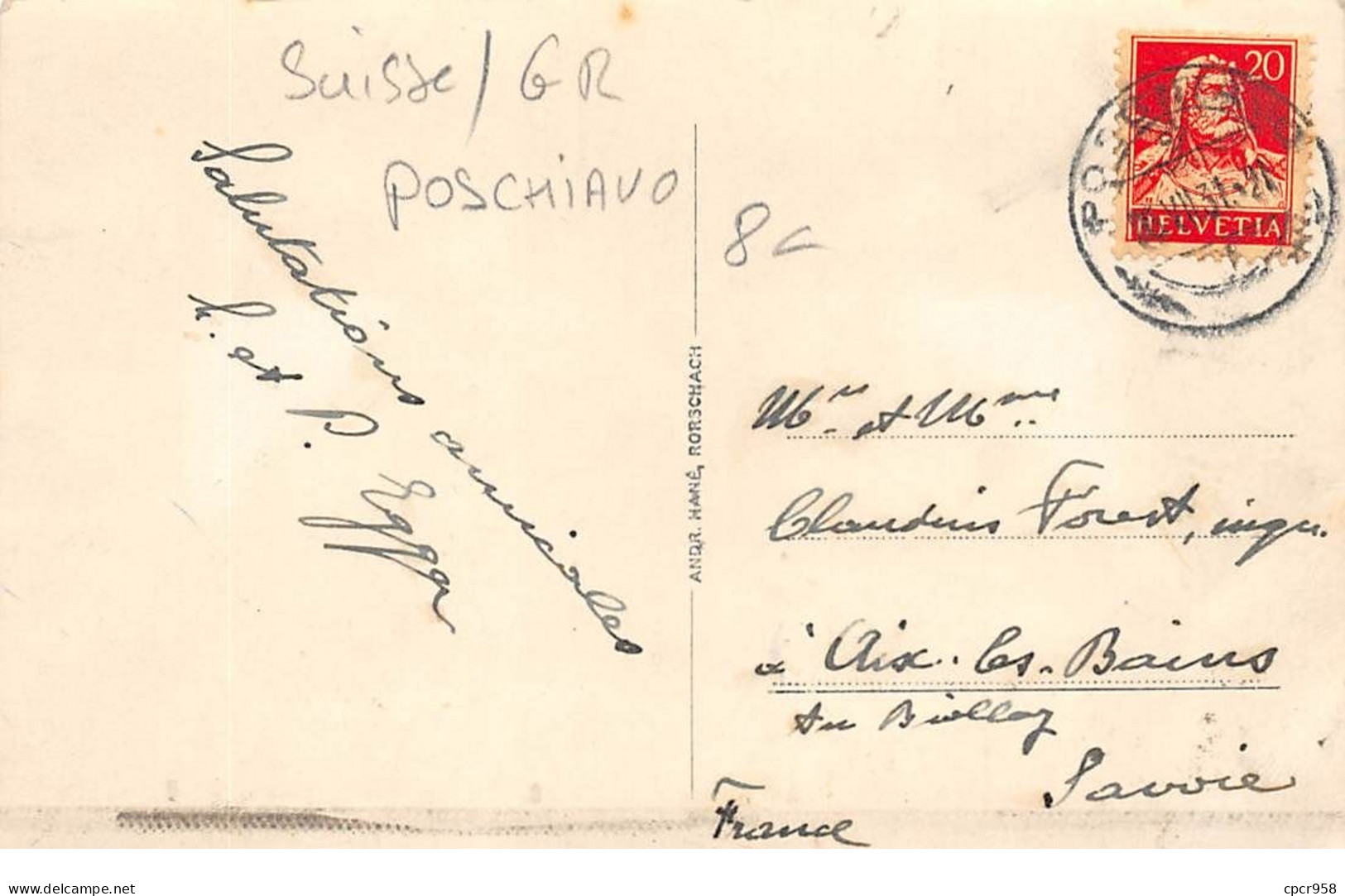 Suisse - N°73851 - POSCHIAVO - Vue Générale - Poschiavo