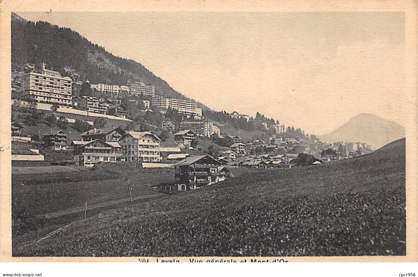 Suisse - N°74998 - LEYSIN - Vue Générale Et Mont-d'Or - Leysin