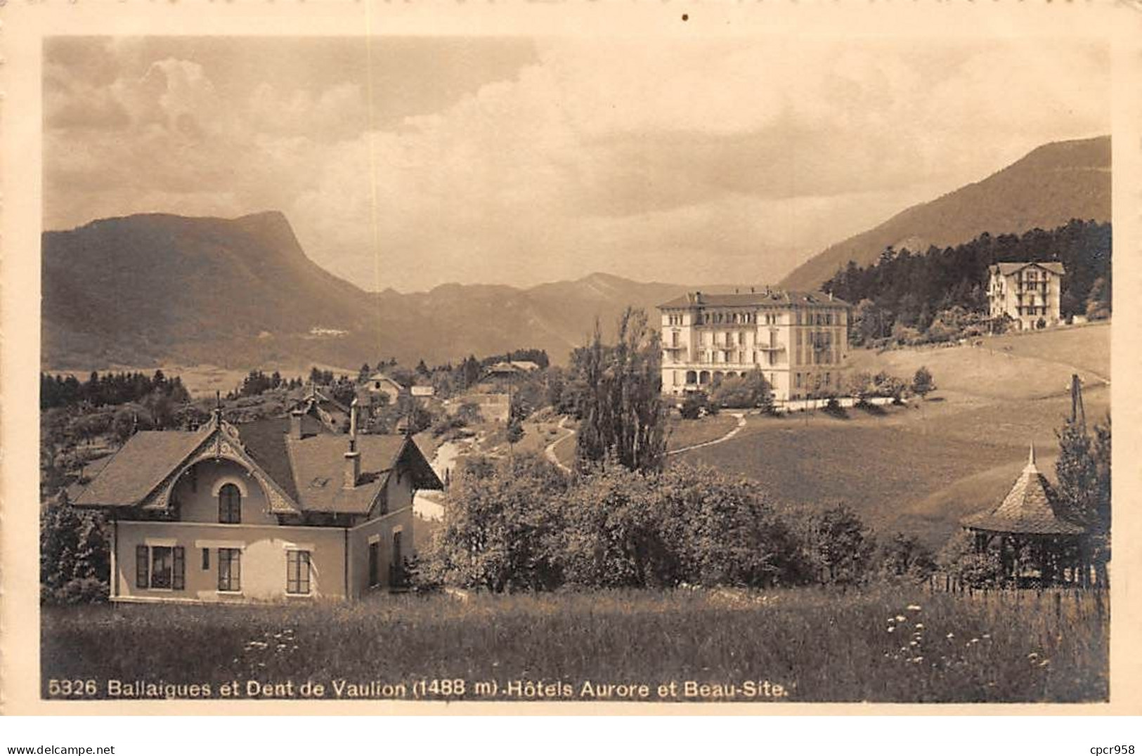 Suisse - N°73844 - Ballaigues Et Dent De Vaulion - Hôtels Aurore Et Beau-Site - Ballaigues
