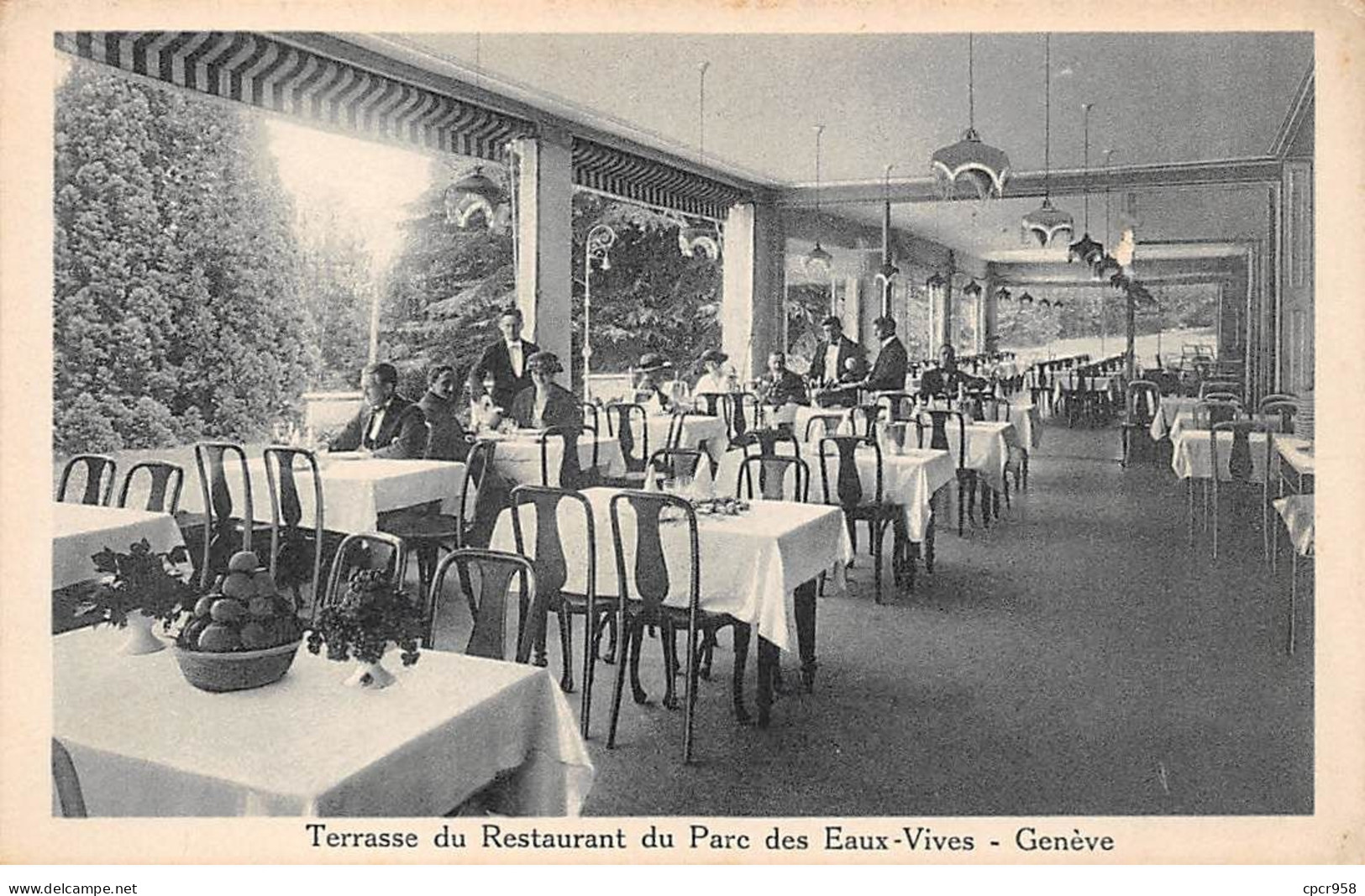 Suisse - N°72617 - GENEVE - Terrasse Du Restaurant Du Parc Des Eaux-Vives - Genève