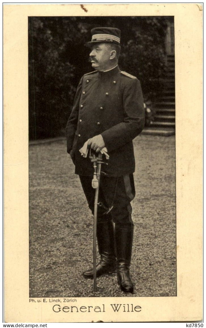 General Wille Schwiz - Personen