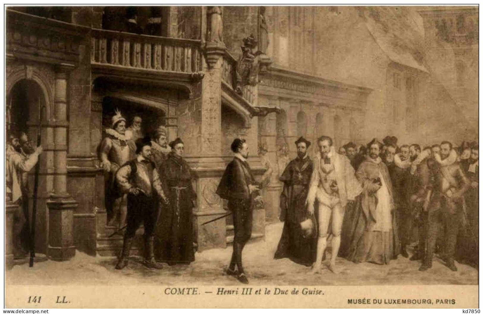 Comte - Henri III Et Le Duc De Guise - Familles Royales