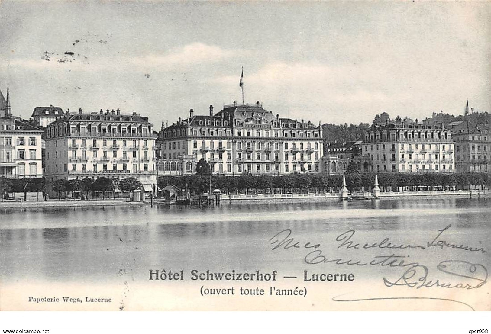 Suisse - N°68063 - LUCERNE - Hôtel Schweizerhof (ouvert Toute L'année) - Luzern