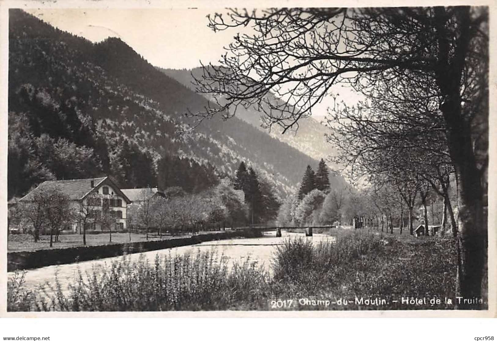 Suisse. N°104177 .neuchatel .hotel De La Truita .champ Du Moulin . - Neuchâtel