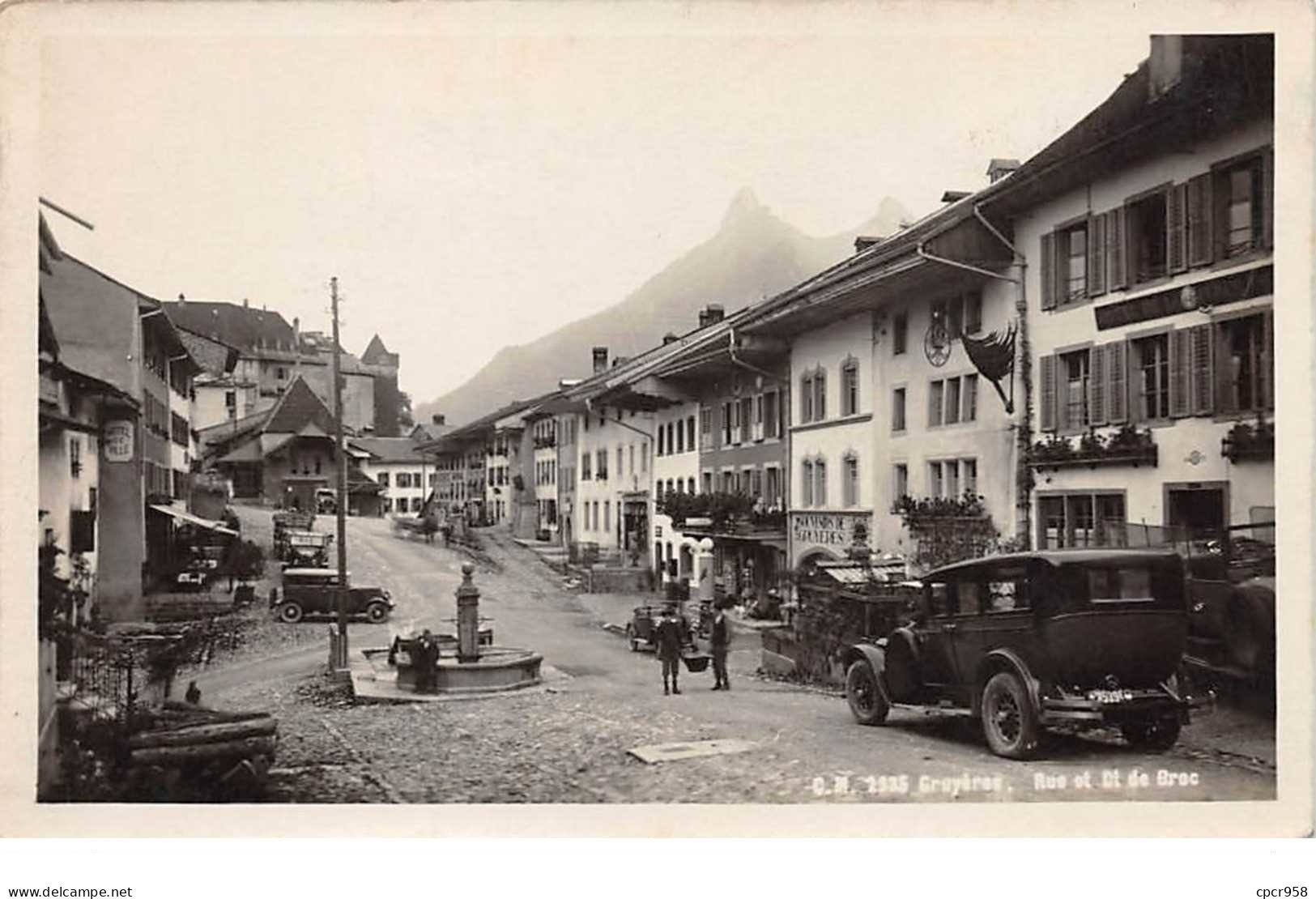 Suisse - N°61185 - GRUYERE - Rue Et Dt De Broc - Broc