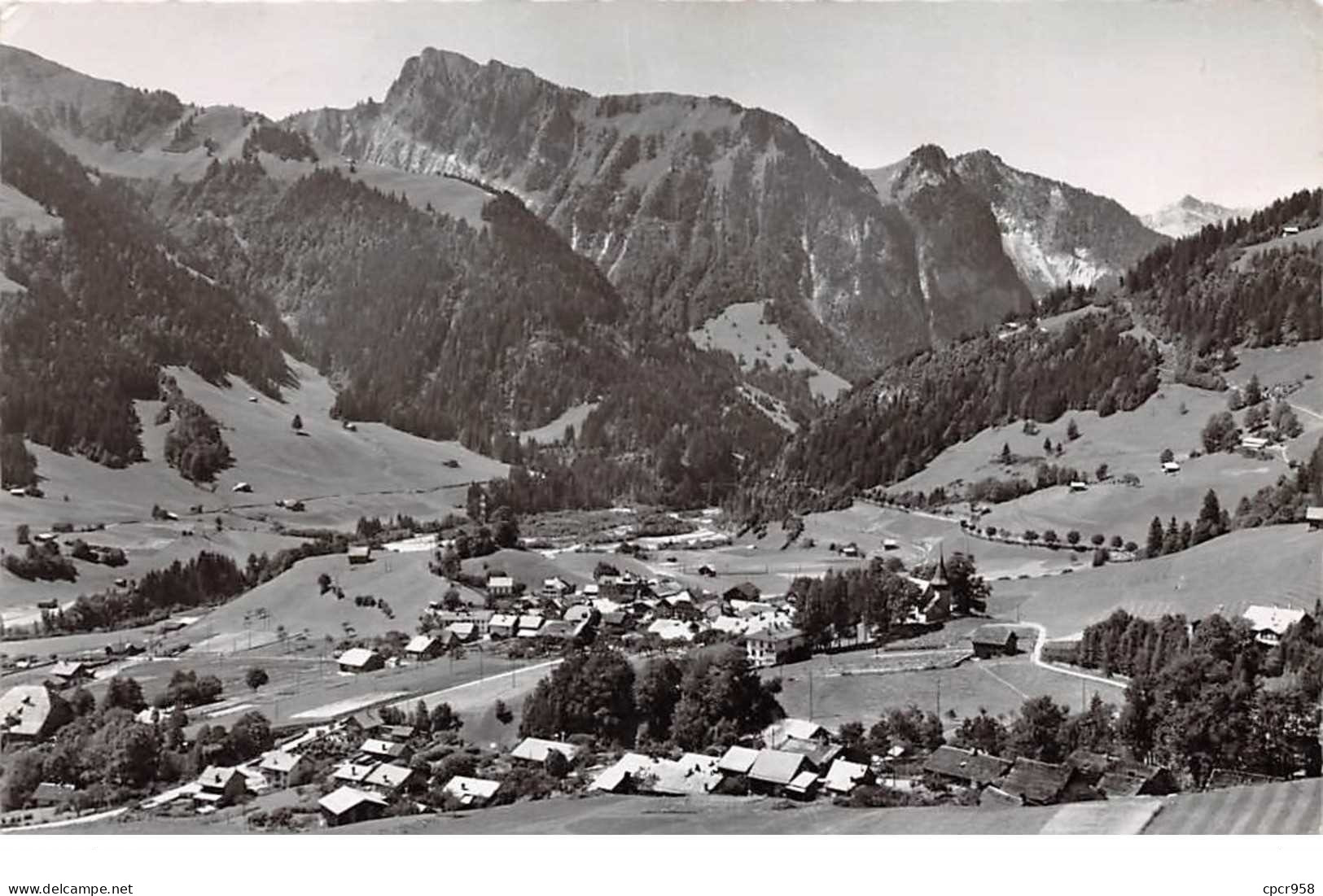 Suisse - N°61168 - ROSSINIERE Et La Dent De Corjon - CPSM - Rossinière