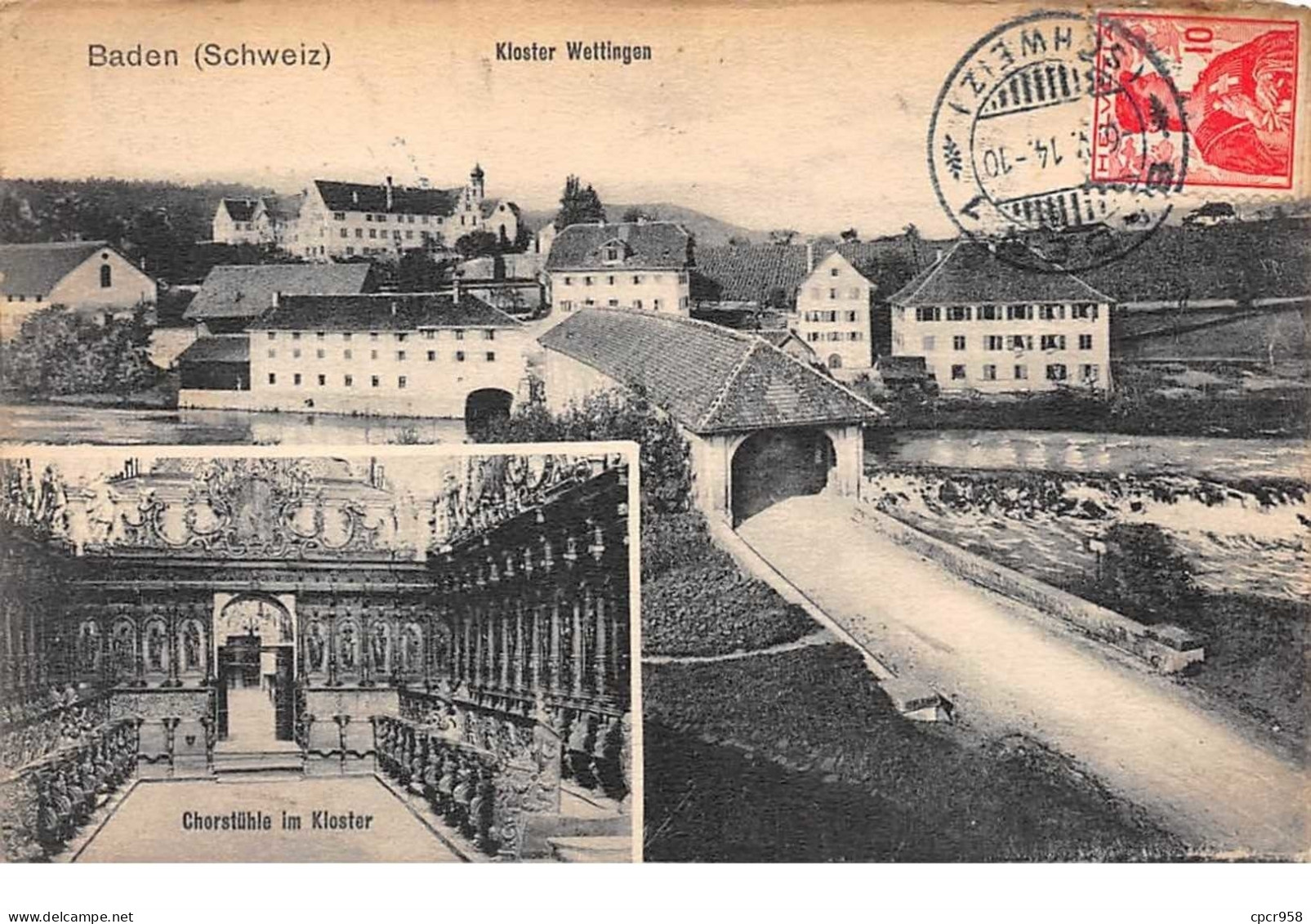 Suisse - N°61156 - BADEN - Kloster Wettingen - Chorstïle Im Kloster - Baden